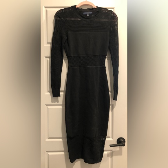 Rachel Roy Mesh Black Dress - Picture 5 of 5